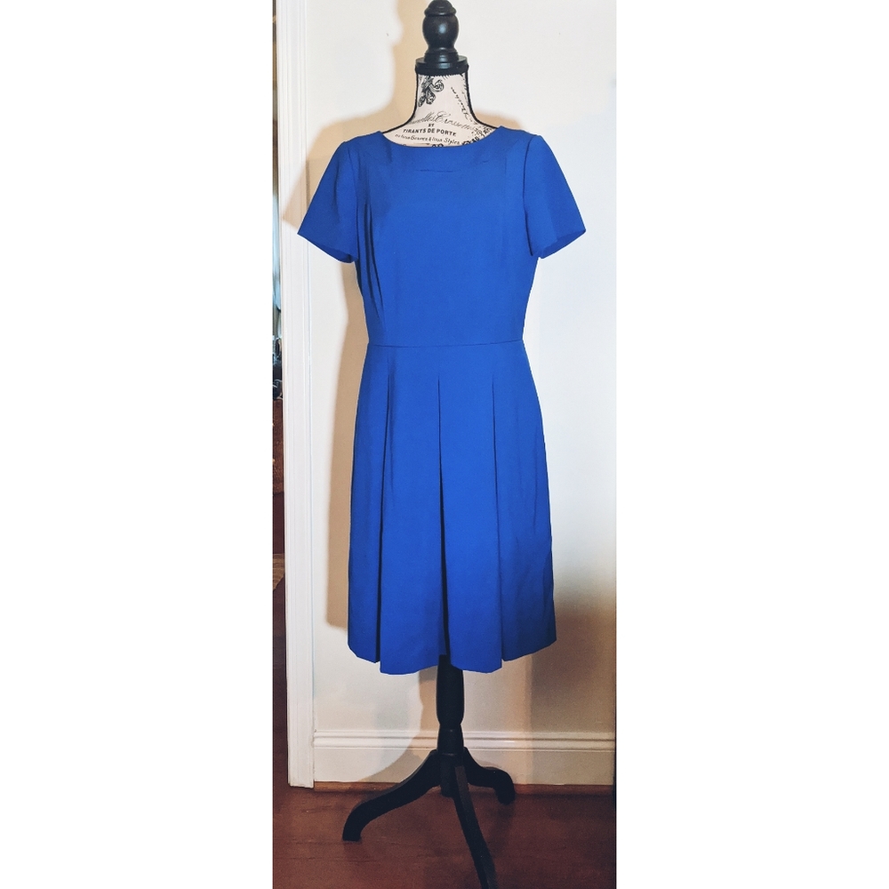 Blue Alex Marie Fit and Flare Dress